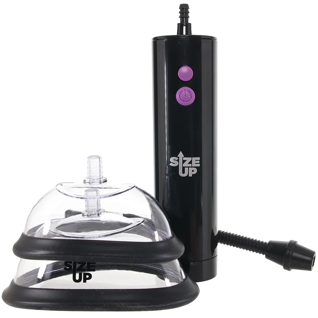 Size Up Power Plumper Automatic Pussy Pump Set – Heaven Boutique Winnipeg – side view