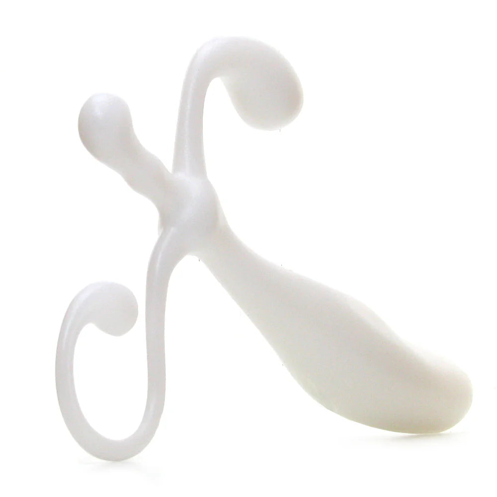 Blue Line 5 Inch Male P-Spot Massager in White Winnipeg – product detail