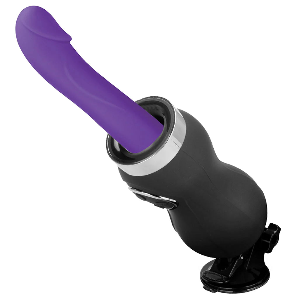 Lux Fetish Thrusting Compact Sex Machine with Remote – Winnipeg adult boutique – features