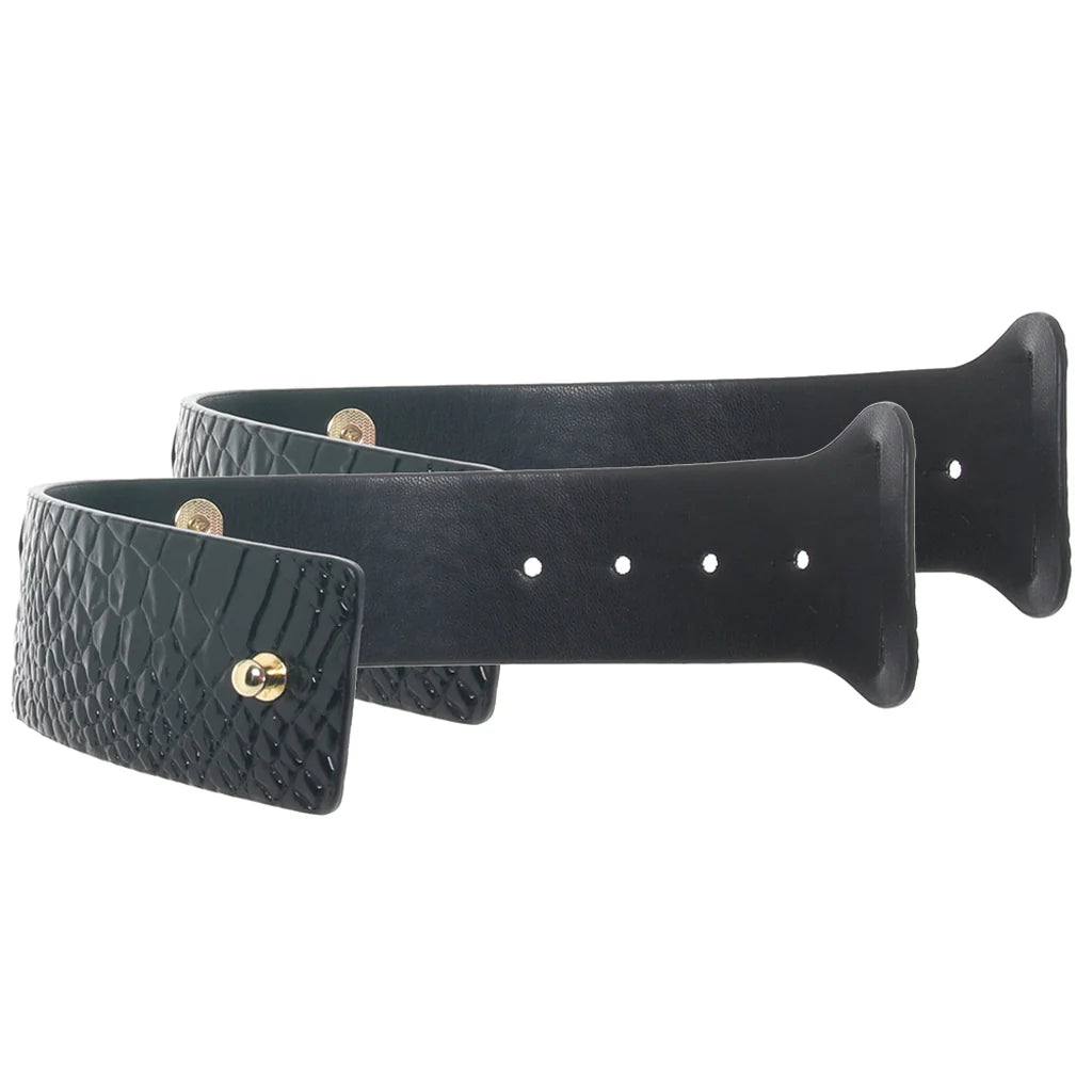 Ouch! Rome Collection Leg Cuffs – Winnipeg adult store – close-up view