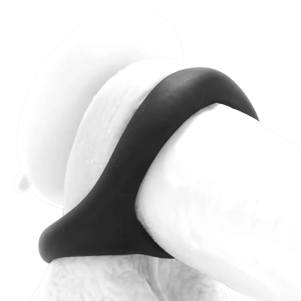 Renegade Romeo Soft Silicone Dual Ring in Black – Winnipeg adult boutique – features
