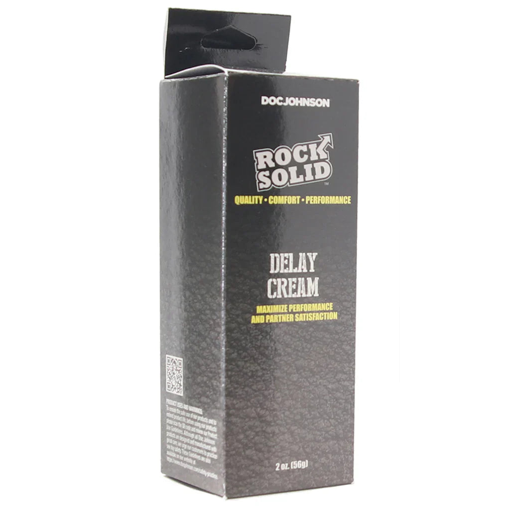 Rock Solid Delay Cream in 2oz - 2oz – Winnipeg adult store – close-up view