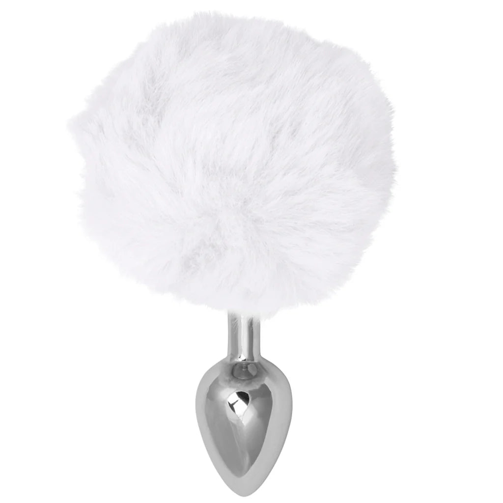 Running Wild White Bunny Plug – Heaven Boutique Winnipeg – side view
