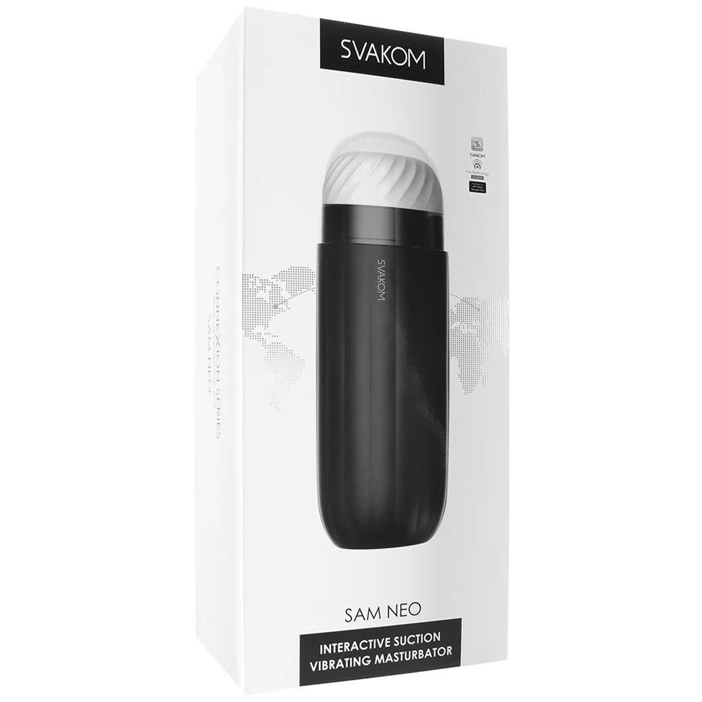 Sam Neo Interactive Suction & Vibration Masturbator — buy in Winnipeg | Heaven Boutique