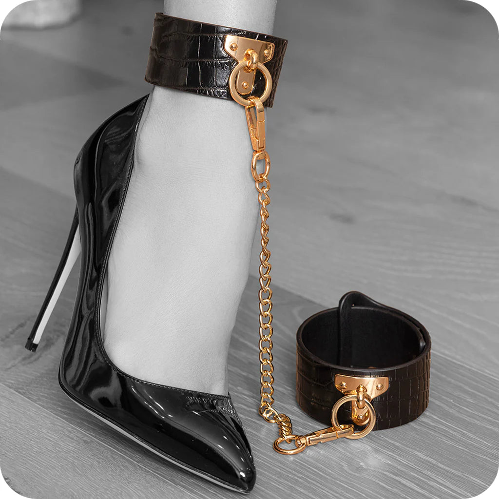 Ouch! Rome Collection Leg Cuffs – Winnipeg adult boutique – features
