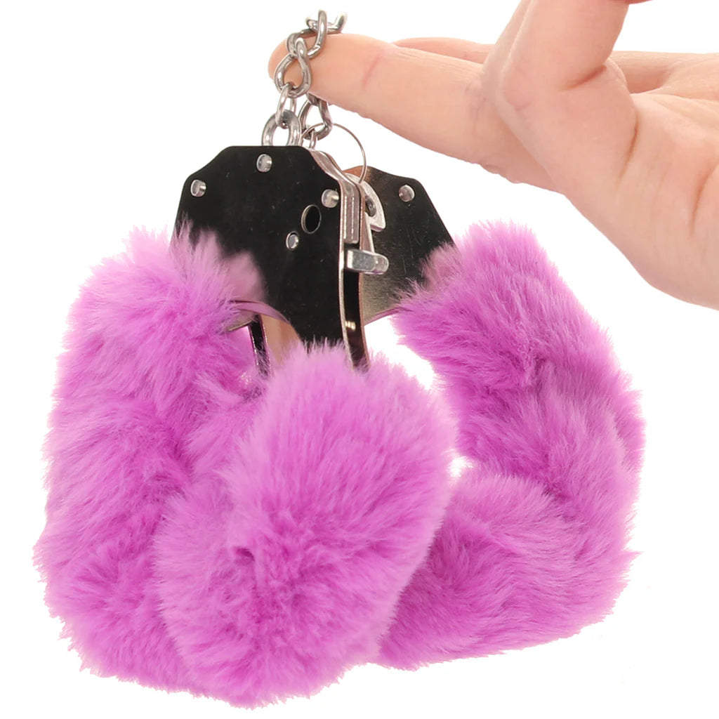 Ouch! Heavy Duty Fluffy Cuffs in Purple Winnipeg – product detail