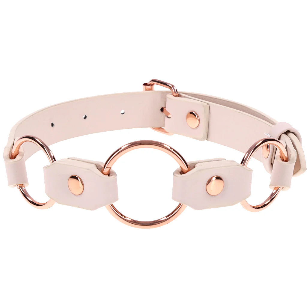 S&M Peaches 'n CreaMe Ring Day Collar – Heaven Boutique Winnipeg – additional angle