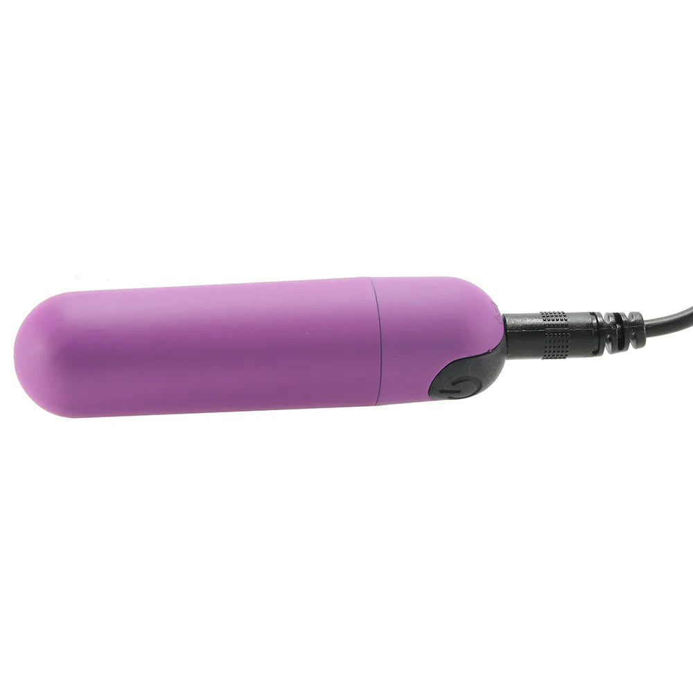 Bang! Remote Vibrating Bullet in Purple – Heaven Boutique Winnipeg – side view