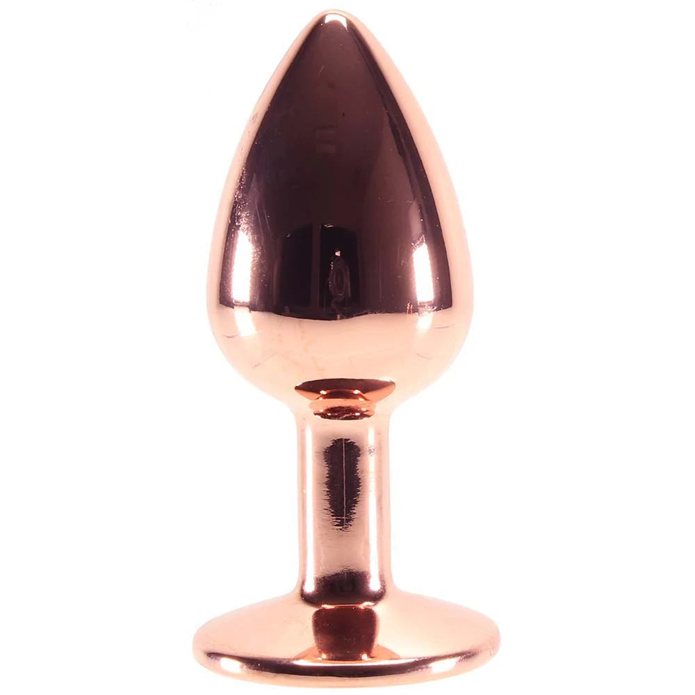 Small Aluminum Plug with Pink Gem in Rose Gold – Winnipeg – packaging view