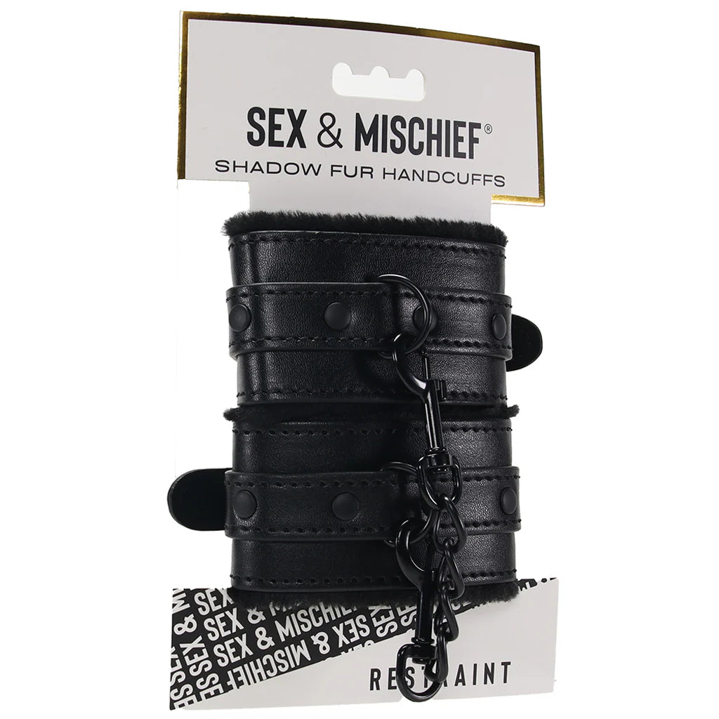 Sex & Mischief Shadow Fur Handcuffs — buy in Winnipeg | Heaven Boutique