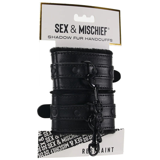 Sex & Mischief Shadow Fur Handcuffs — buy in Winnipeg | Heaven Boutique