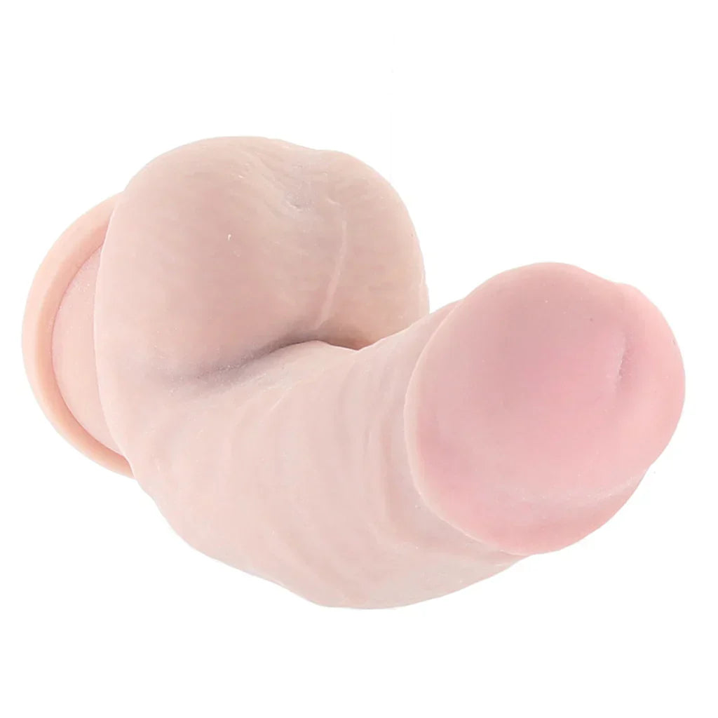 Dr. Skin Plus 7 Inch Girthy Poseable Dildo in Vanilla – Winnipeg adult boutique – features
