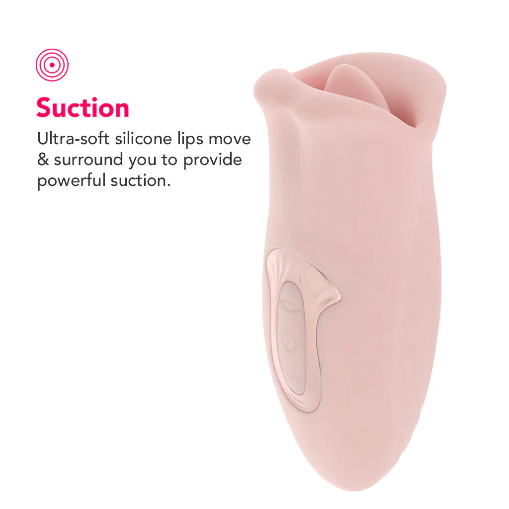 Loveline Kiss Dual Action Suction Vibe – Winnipeg adult boutique – features
