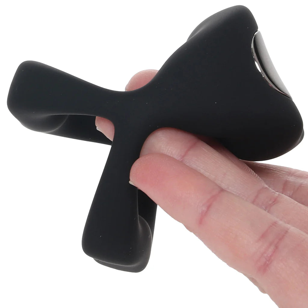 Techno Strobe Vibrating Cock Ring in Black Winnipeg – product detail