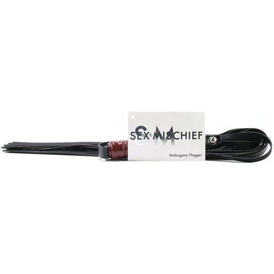 Sex & Mischief Mahogany Flogger — buy in Winnipeg | Heaven Boutique