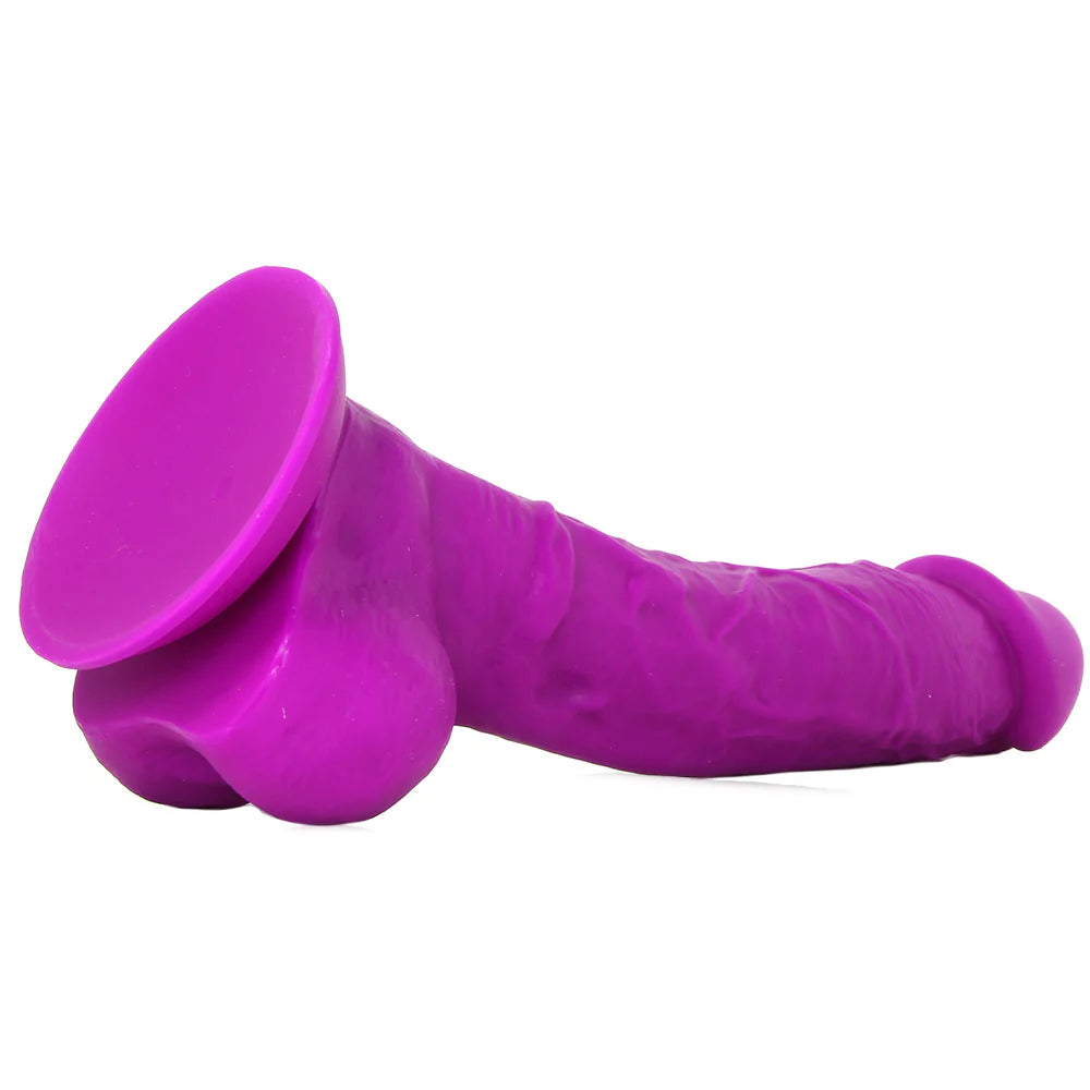 ColourSoft 8 Inch Silicone Dildo in Purple Winnipeg – product detail