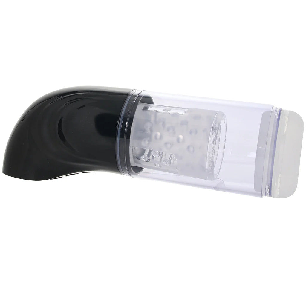 Pumped StrokeMate Auto Stroker in Black – Winnipeg adult boutique – features