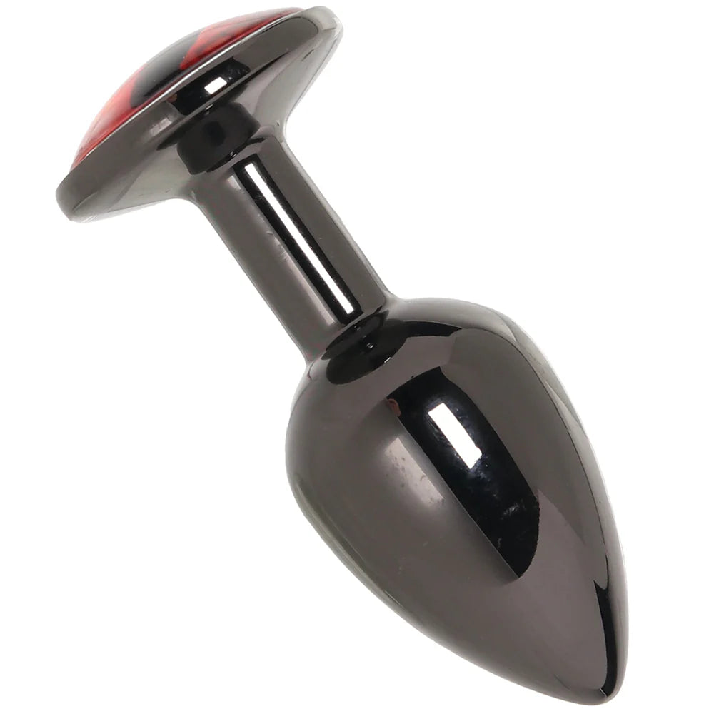 Creature Cocks Sinister Eye Metal Butt Plug in Small - Small – Heaven Boutique Winnipeg – side view