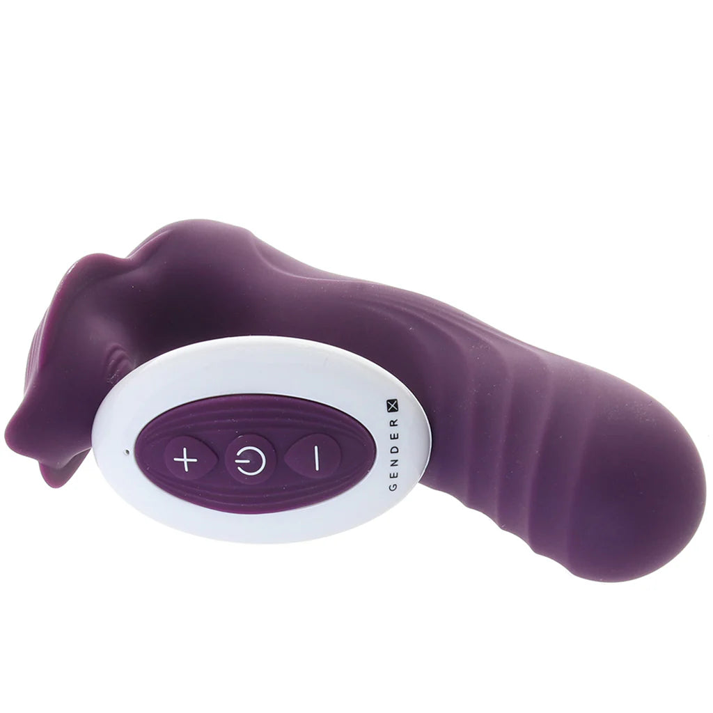 Gender X Velvet Hammer Remote Wearable Vibe – Winnipeg adult store – close-up view