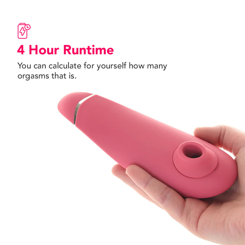 Womanizer Premium 2 Pleasure Air Stimulator in Raspberry – Winnipeg adult boutique – features