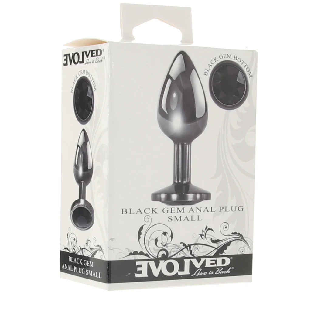 Black Gem Anal Plug in Small - Small — buy in Winnipeg | Heaven Boutique