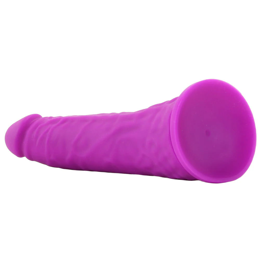 Colours Thin Pleasures 8 Inch Silicone Dildo in Purple Winnipeg – product detail