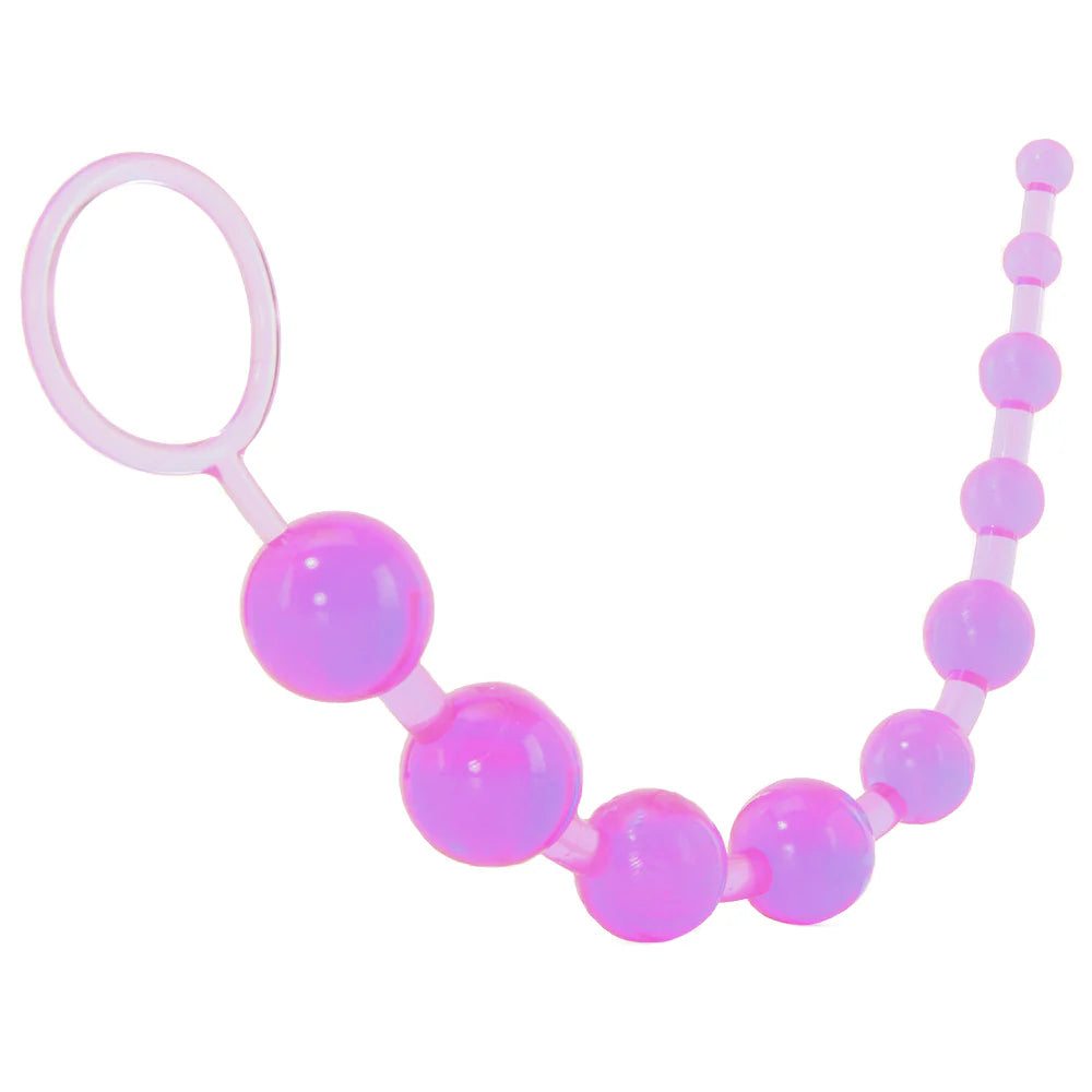 X-10 Anal Beads in Purple – Winnipeg adult store – close-up view