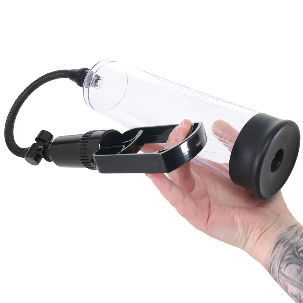 Pumped Basic Pump 2 in Clear – Winnipeg adult store – close-up view
