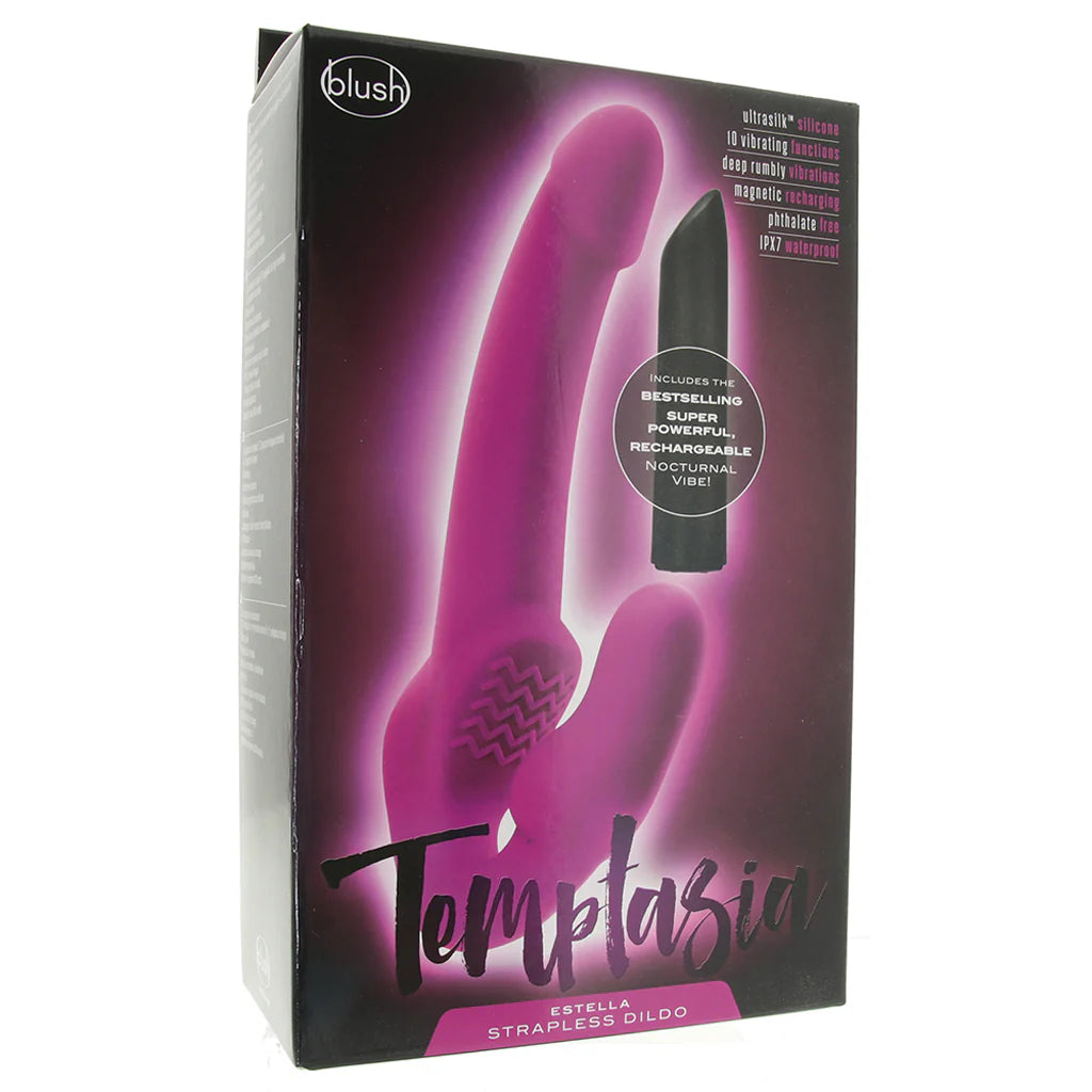 Temptasia Estella Vibrating Strapless Dildo — buy in Winnipeg | Heaven Boutique