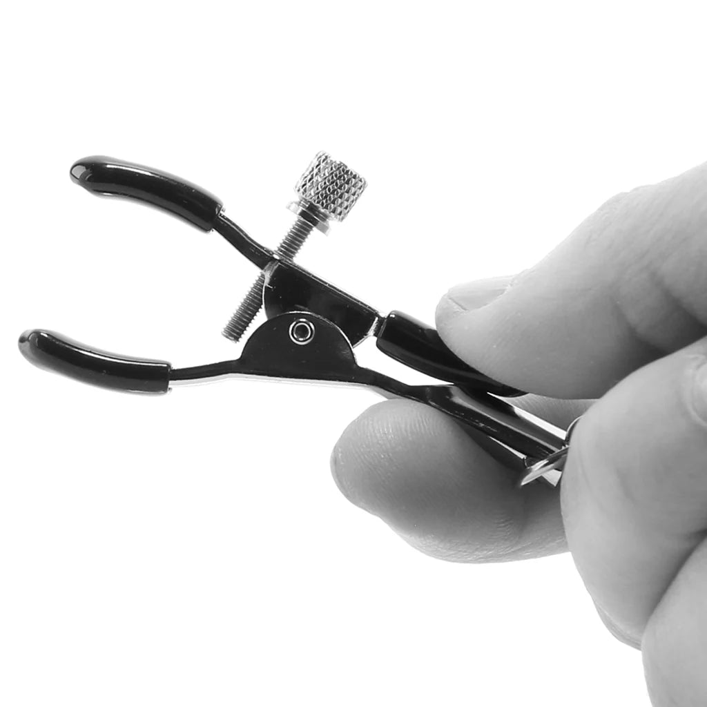 nipple play Bull Nose Nipple Clamps – Winnipeg adult store – close-up view