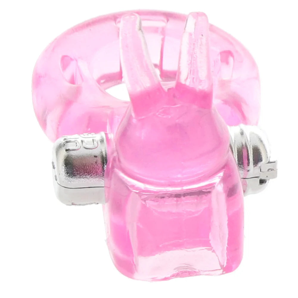 Basic Essentials Bunny Enhancer Vibrating Cock Ring Winnipeg – product detail