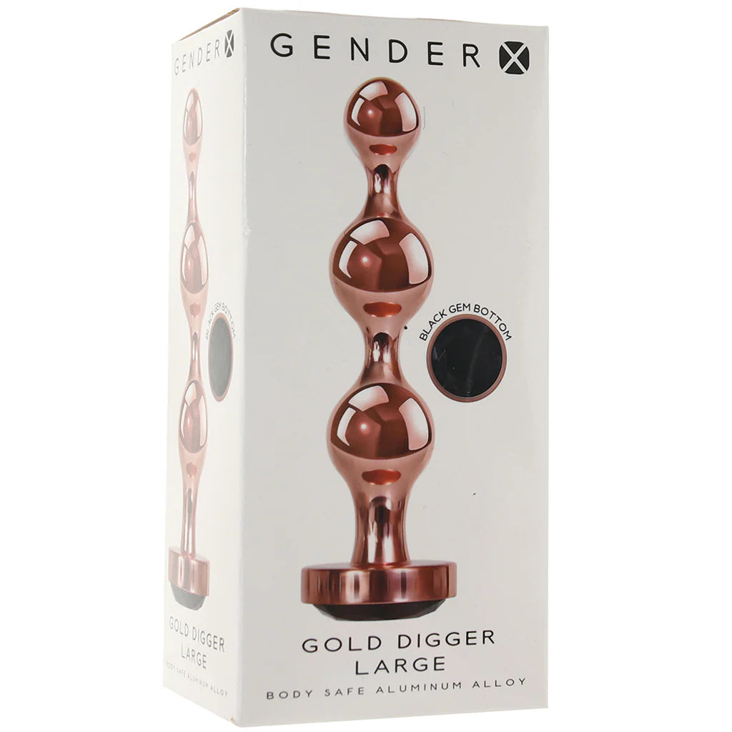 Gender X Gold Digger Beaded Plug - L — buy in Winnipeg | Heaven Boutique