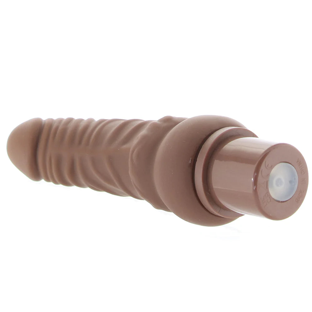 Power Stud Rechargeable Curvy Vibe in Brown – Winnipeg adult store – close-up view