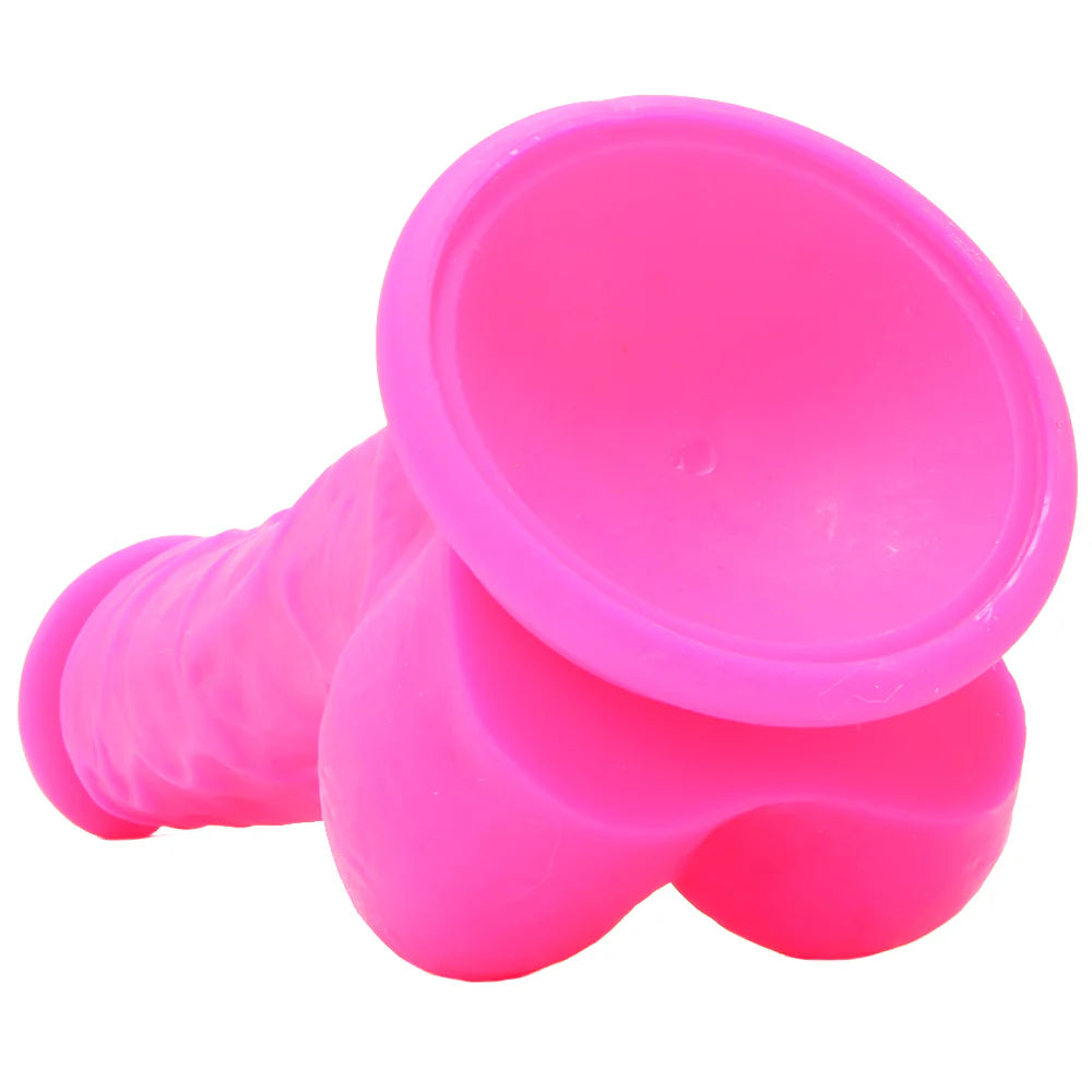 Colours 7 Inch Firm Silicone Dildo in Pink Winnipeg – product detail