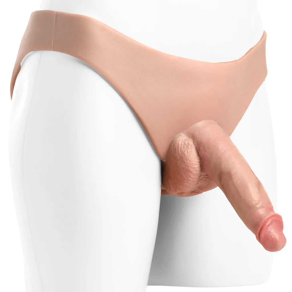 Master Series 6 Inch Hollow Silicone Harness – Winnipeg adult boutique – features