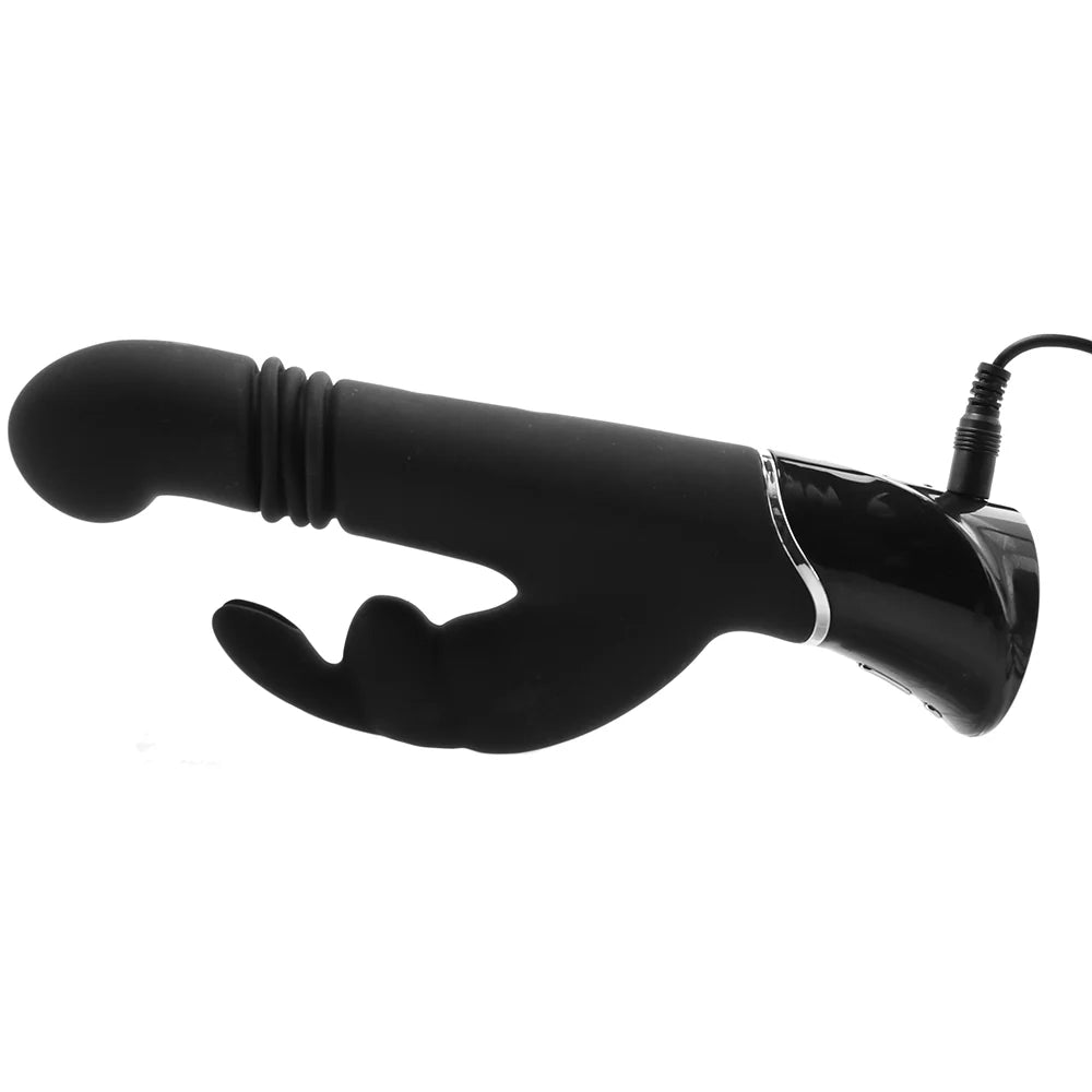 Greedy Girl Thrusting G-Spot Rabbit Vibrator – Heaven Boutique Winnipeg – side view