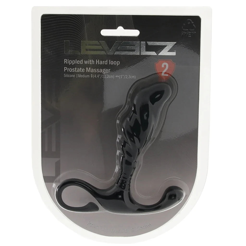 LEVELZ Rippled Prostate Massager – Winnipeg adult store – close-up view