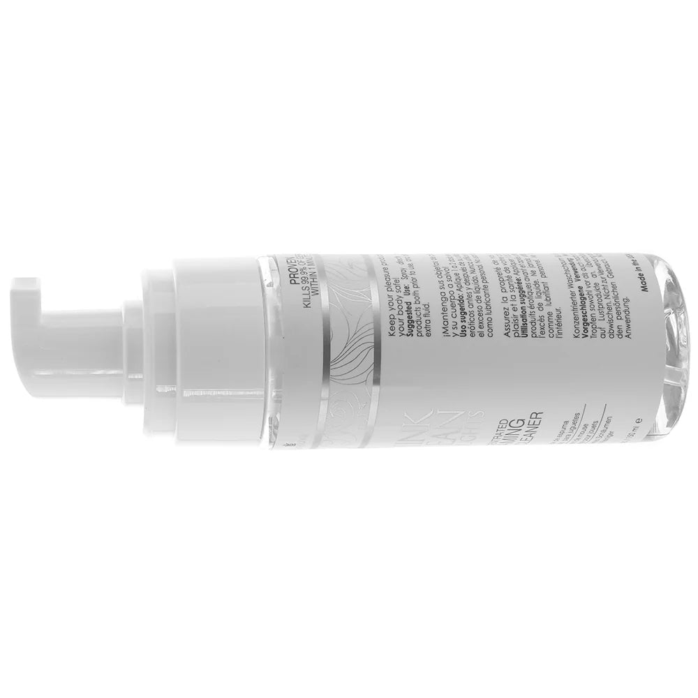 Think Clean Thoughts Foaming Toy Cleaner 5.07oz – Winnipeg adult store – close-up view