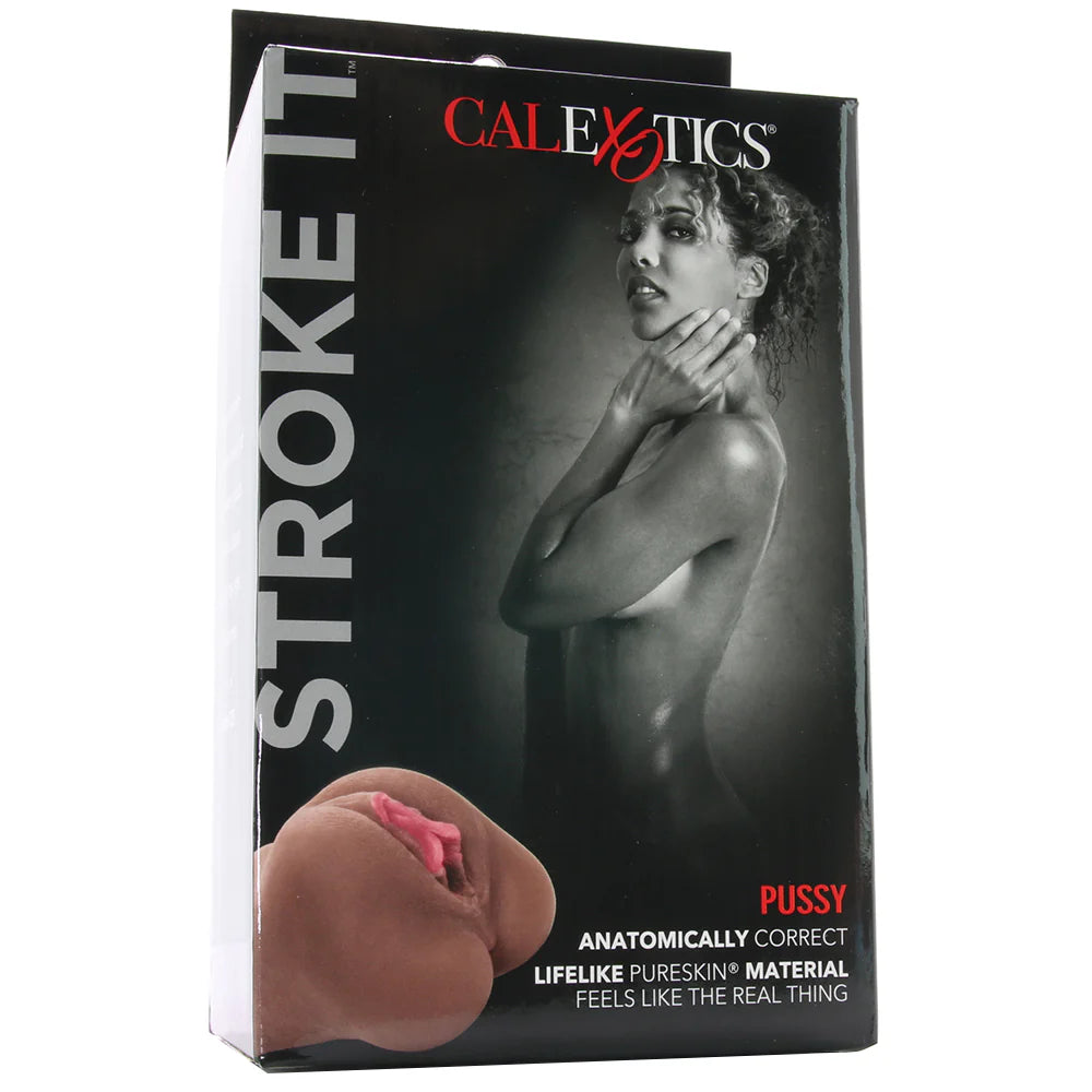 Stroke It Anatomical Pussy Stroker in Brown — buy in Winnipeg | Heaven Boutique