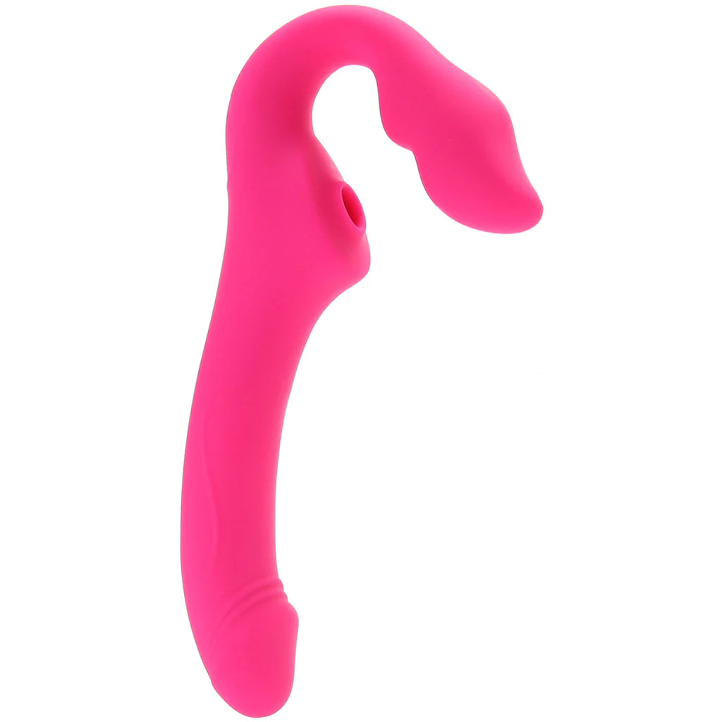 Strap U Mighty Licker Strapless Strap-On Vibe – Winnipeg adult store – close-up view