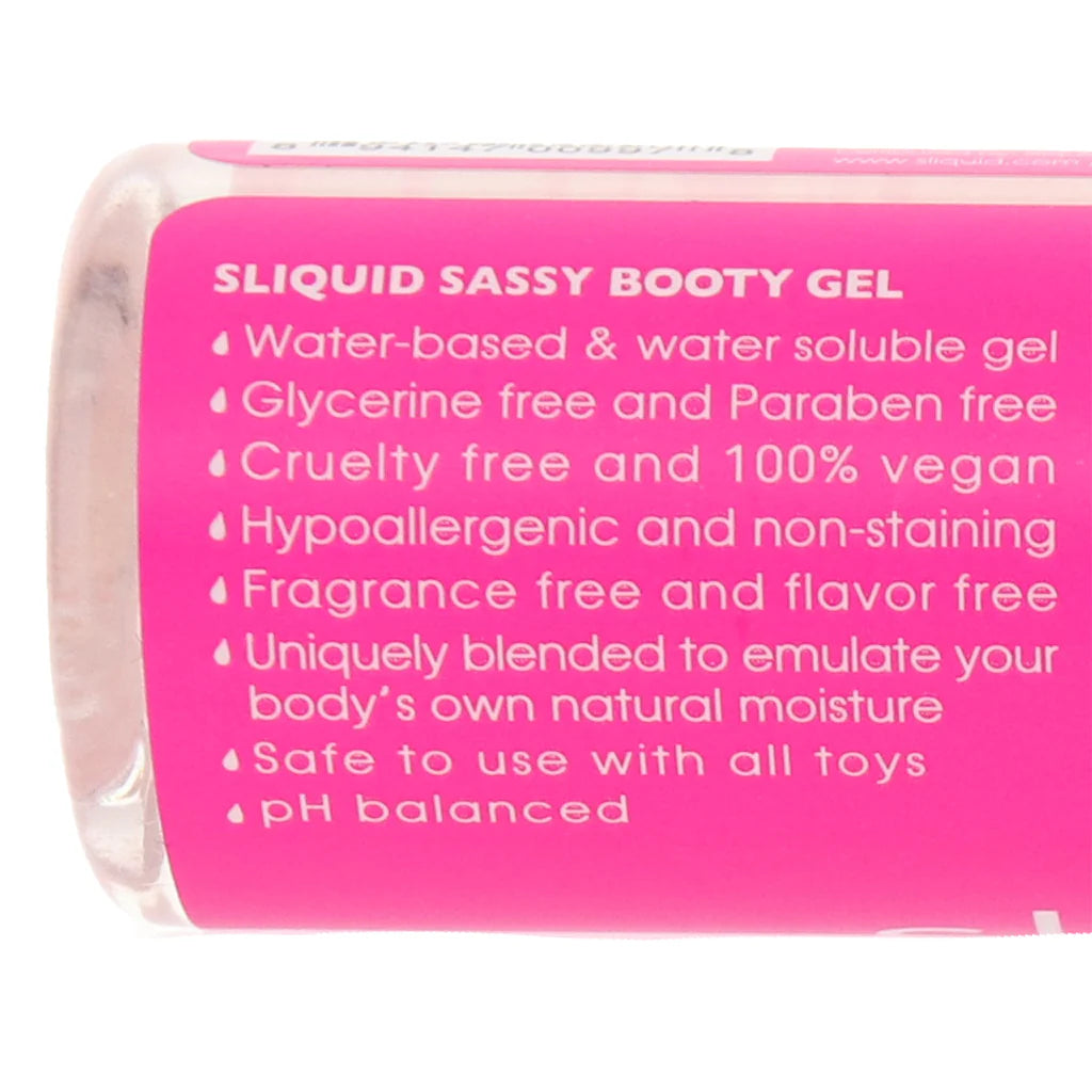 Sassy Booty Gel Natural Lubricant in 2oz/60ml - 2oz/60ml – Heaven Boutique Winnipeg – side view