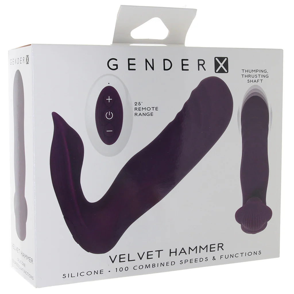 Gender X Velvet Hammer Remote Wearable Vibe — buy in Winnipeg | Heaven Boutique
