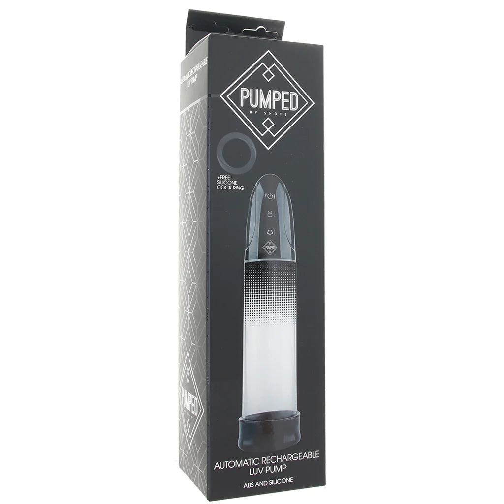 Pumped Rechargeable Automatic Luv Pump in Black — buy in Winnipeg | Heaven Boutique