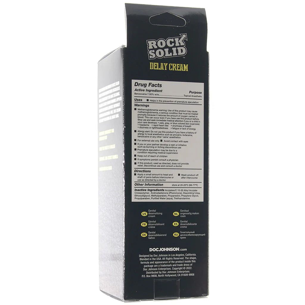 Rock Solid Delay Cream in 2oz - 2oz Winnipeg – product detail