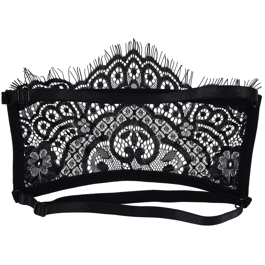 S&M Veiled Vision Lace Blindfold – Heaven Boutique Winnipeg – additional angle