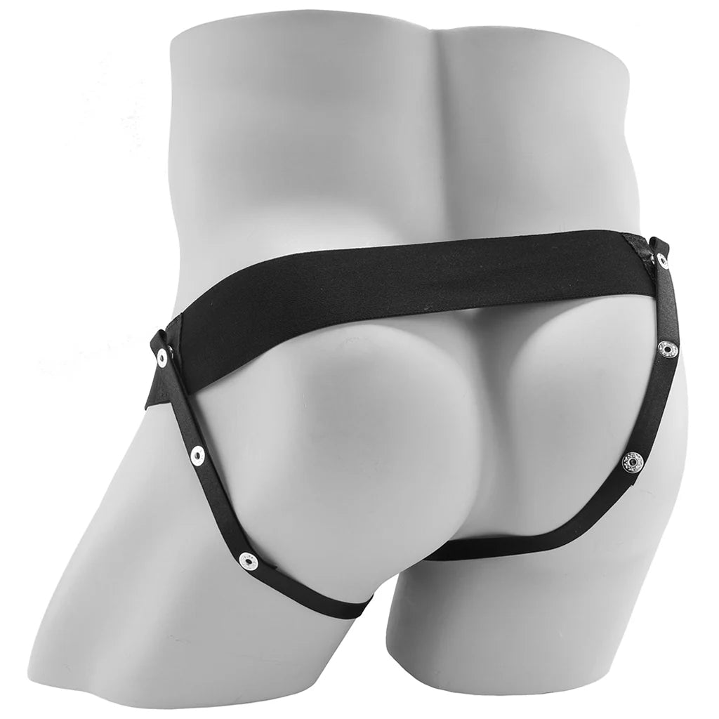 Dr. Skin 6 Inch Hollow Strap-On in Vanilla – Winnipeg adult store – close-up view