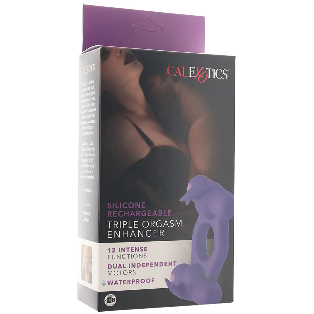 Silicone Triple Orgasm Enhancer Vibrating Ring — buy in Winnipeg | Heaven Boutique