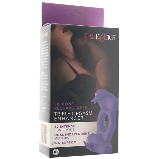 Silicone Triple Orgasm Enhancer Vibrating Ring — buy in Winnipeg | Heaven Boutique
