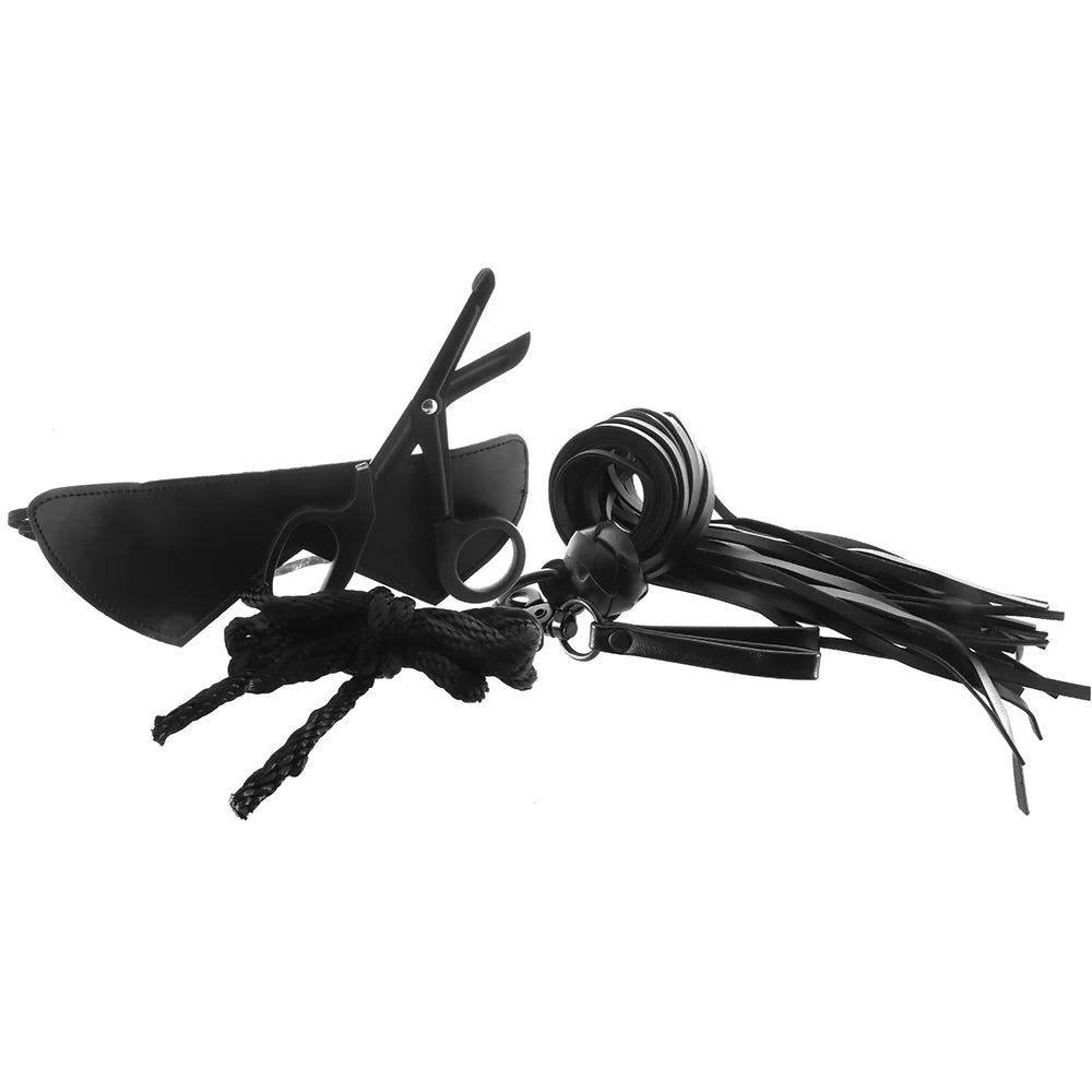 Learn The Ropes 4 Piece Bondage Kit – Winnipeg adult store – close-up view