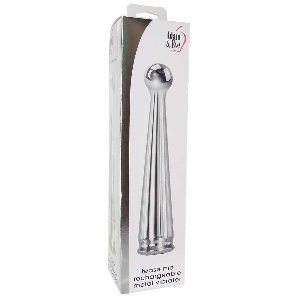 Tease Me Rechargeable Metal Vibe — buy in Winnipeg | Heaven Boutique